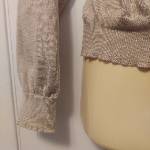 Esperanza Cropped Cardigan Lettuce Trim size XL - Picture 4 of 7